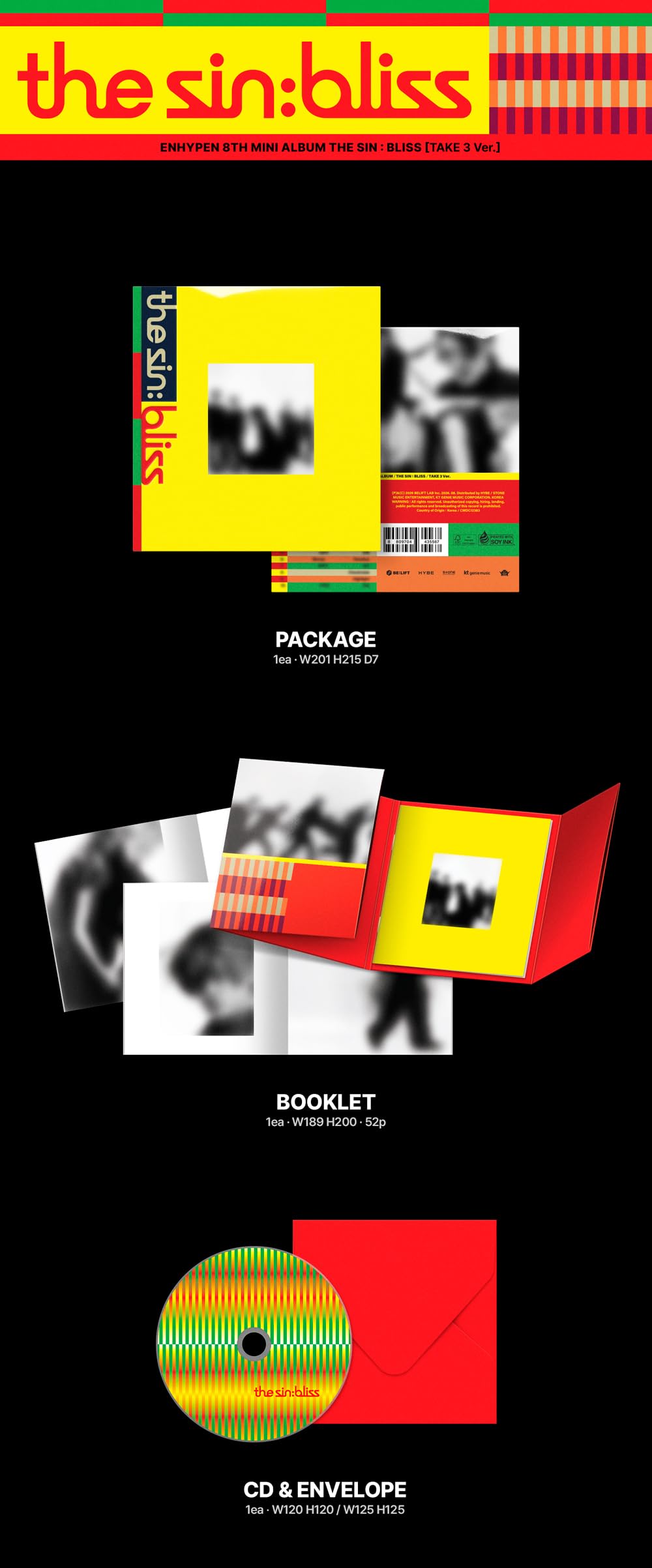 Amazon.co.jp: (TAKE Set : 1+2+3+4) エンハイプン EN- ENHYPEN THE
